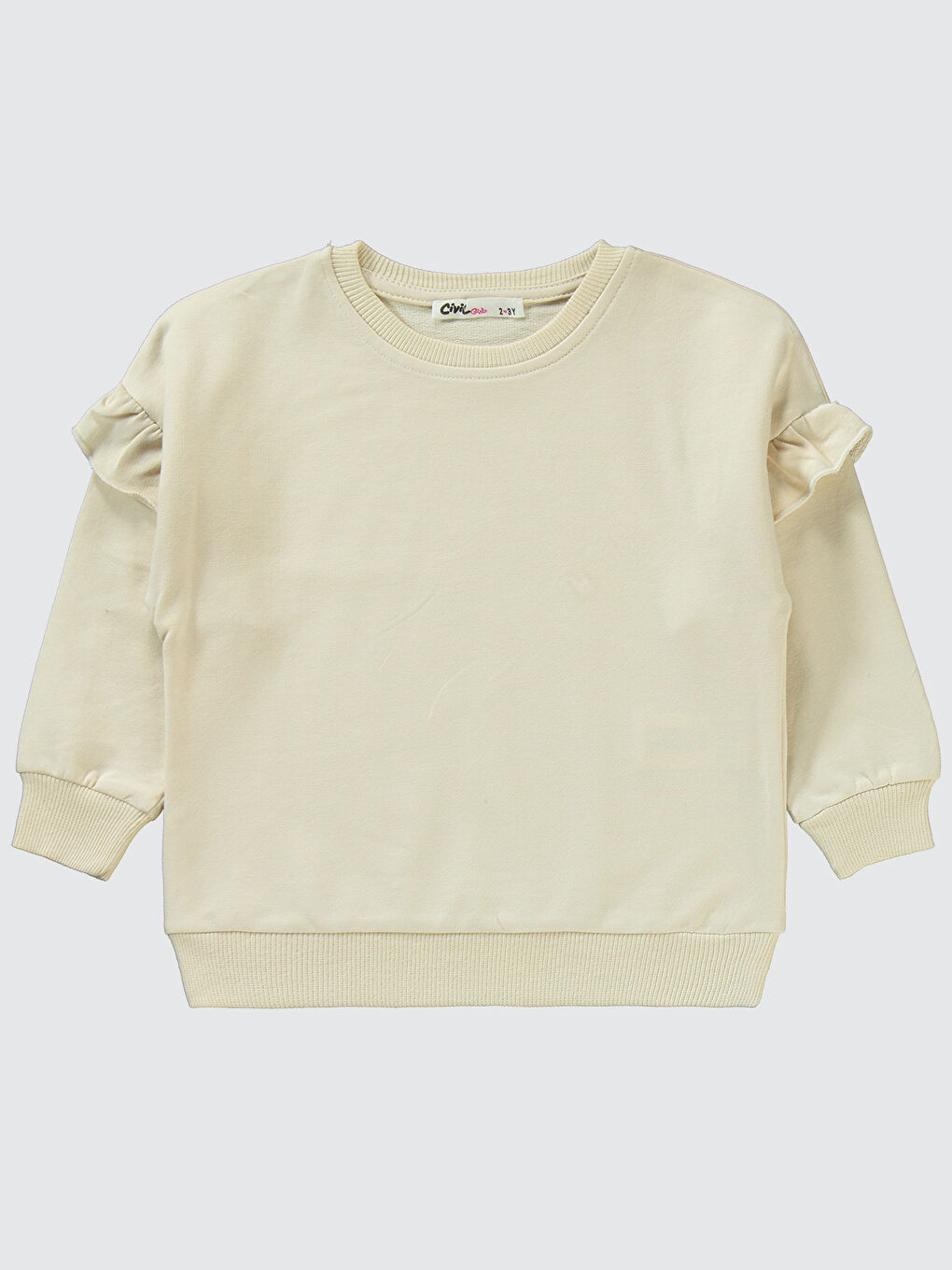 Bej Girls Kız Çocuk Eşofman Takımı 2-5 Yaş Fil Dişi-2