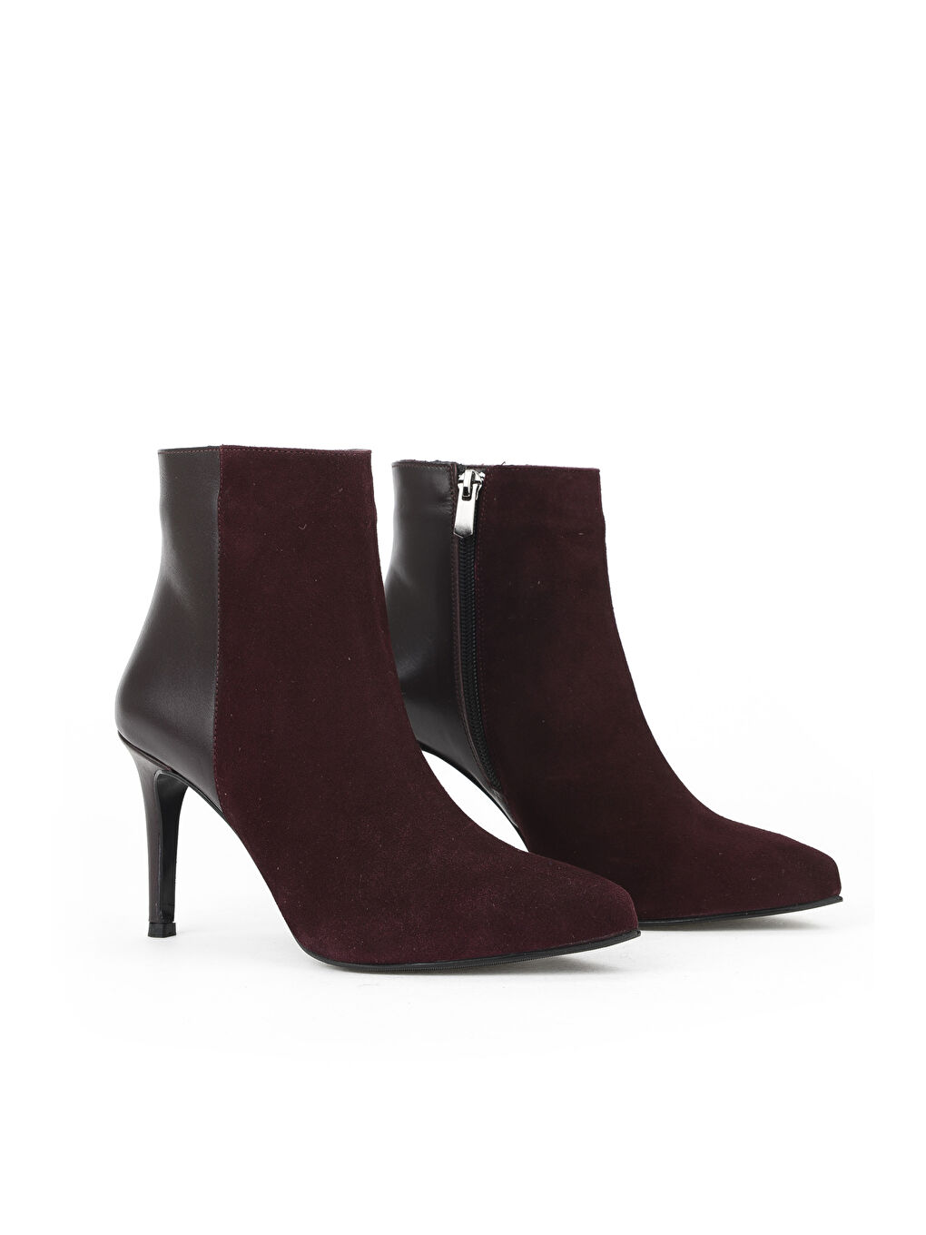 Kadın Hakiki Deri Bot 1531030Z25104 Bordo-1