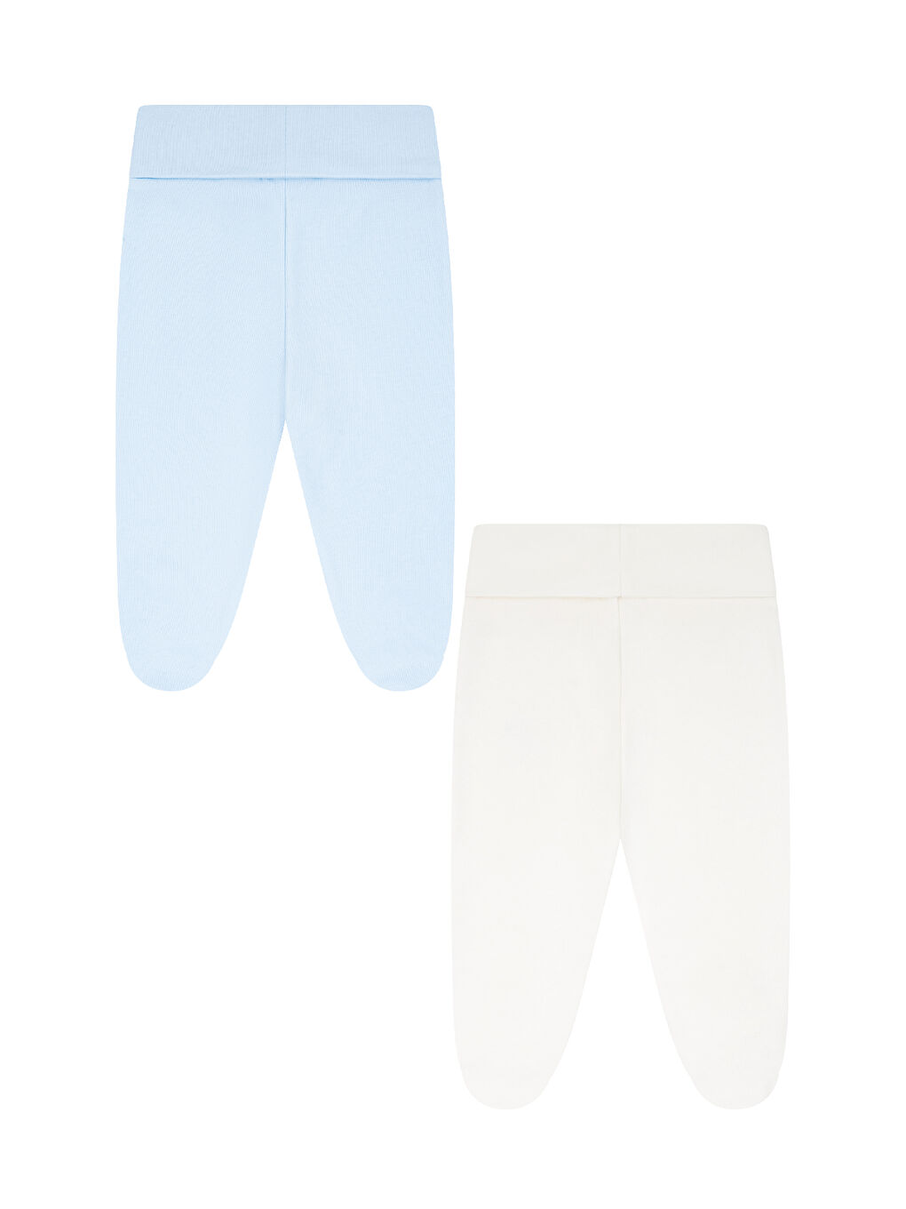 Mavi Erkek Bebek 2'li Patikli Pantolon-5