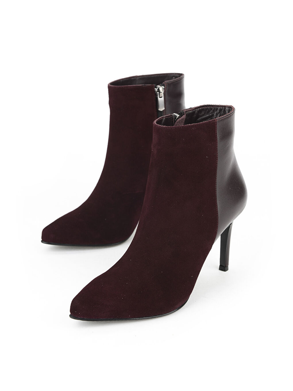 Kadın Hakiki Deri Bot 1531030Z25104 Bordo-4