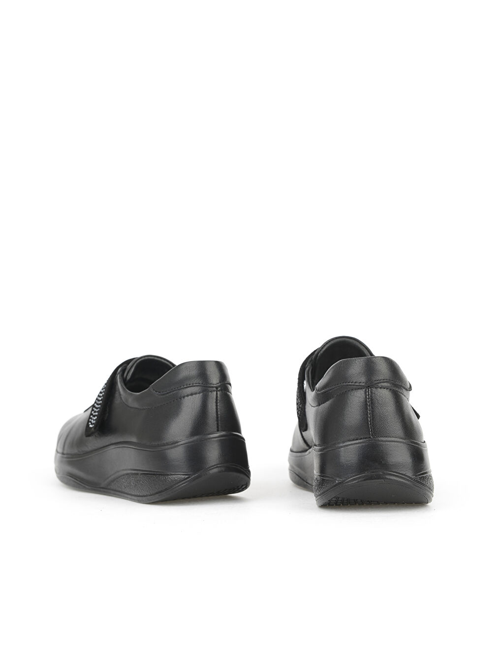 Kadın Hakiki Deri Konfor Ayakkabı 15355Z2417 Siyah-2