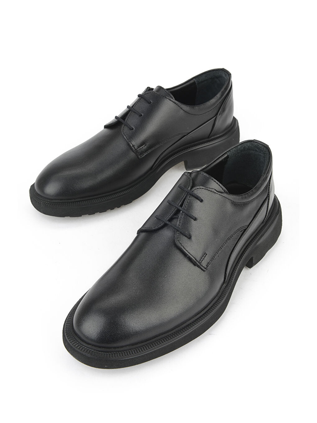 Erkek Hakiki Deri Ayakkabı 1531007Z4204 Siyah-4