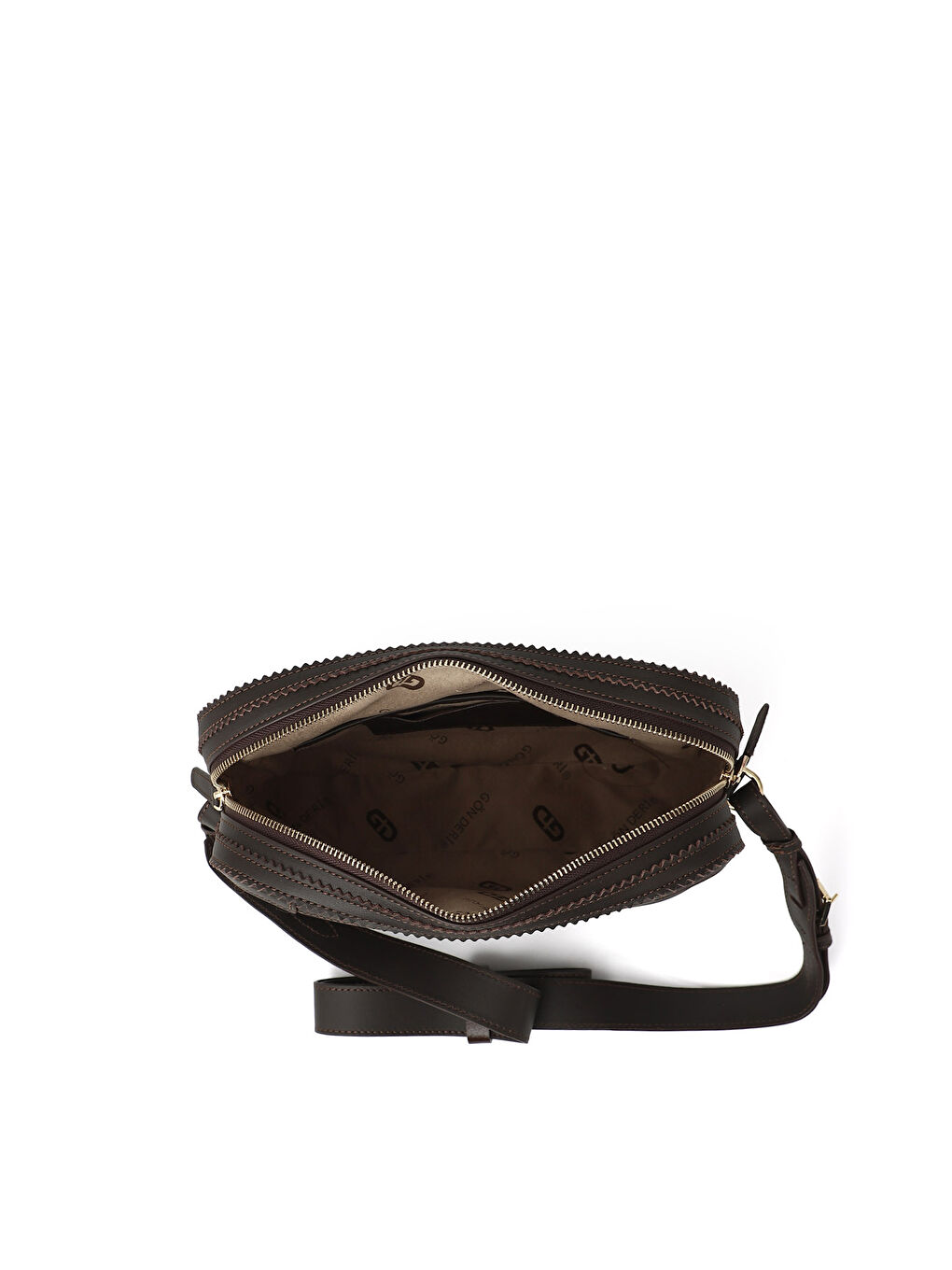 Kahverengi Kadın ÇİKOLATA KAHVE Hakiki Deri Uzun Askılı Omuz Çantası-4