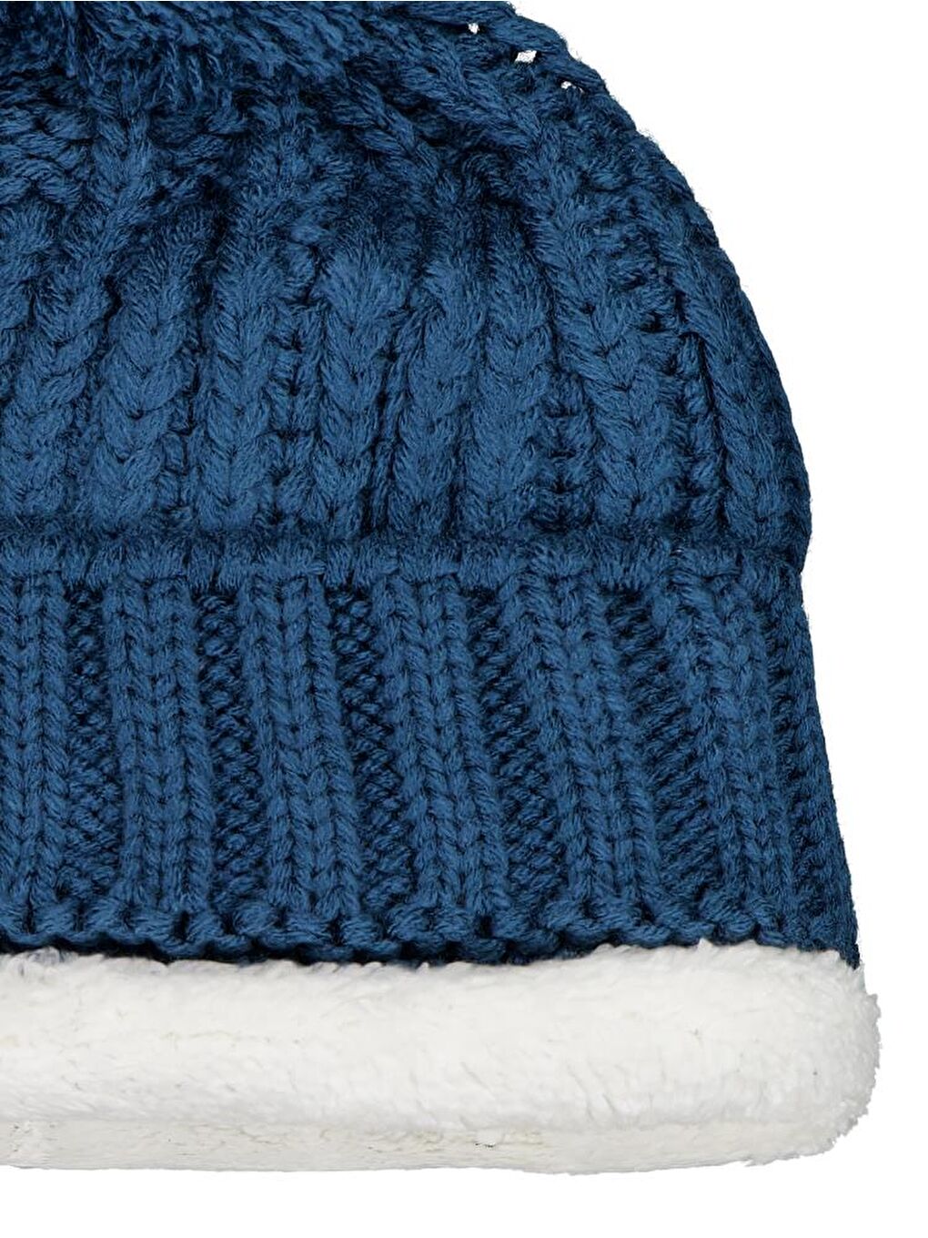 İndigo Boys 2-5 Yaş Atkı Bere Eldiven Set - Mavi Standart-2