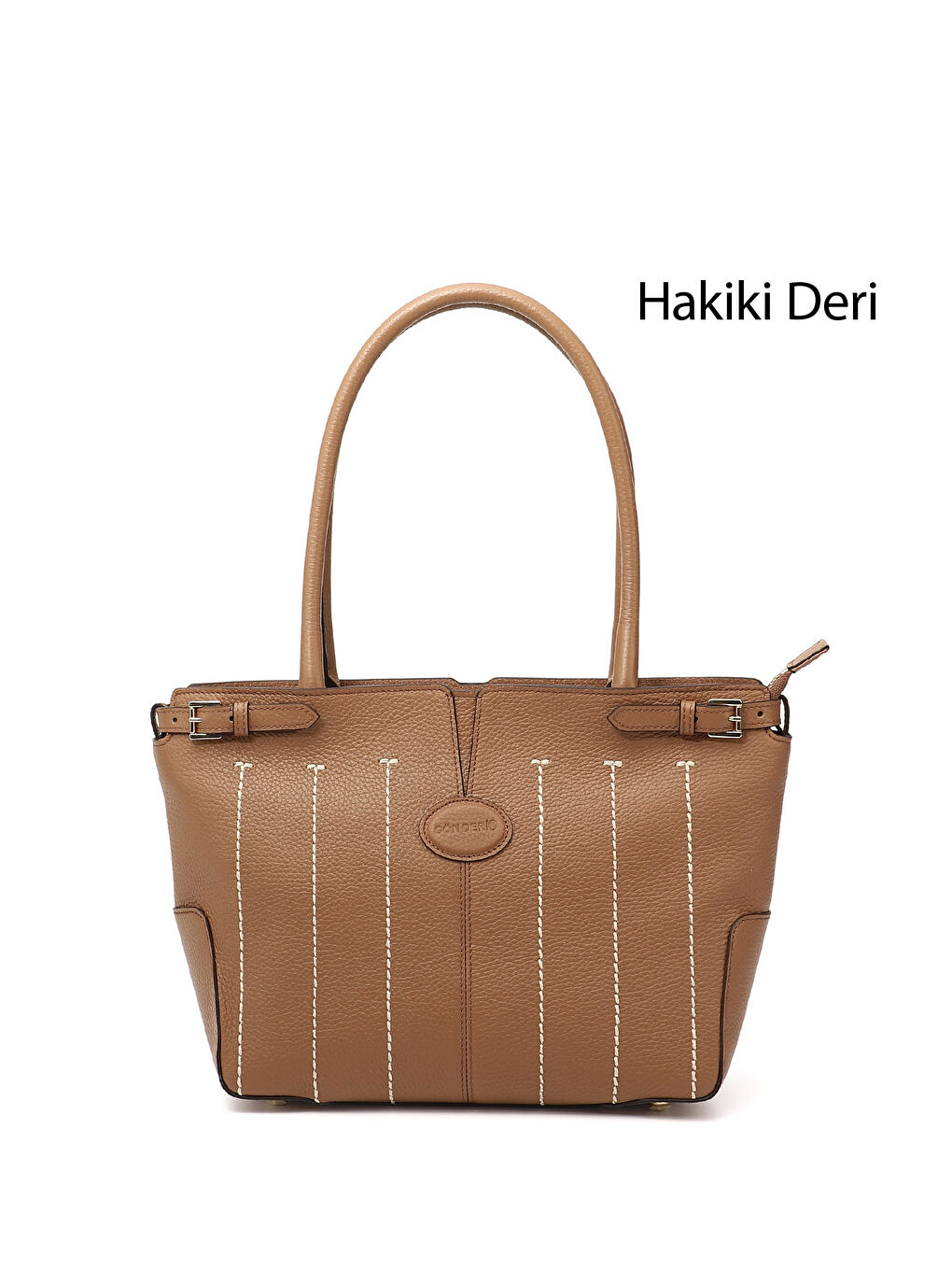 Kadın HAKİ-TABA Hakiki Deri El ve Omuz Çantası