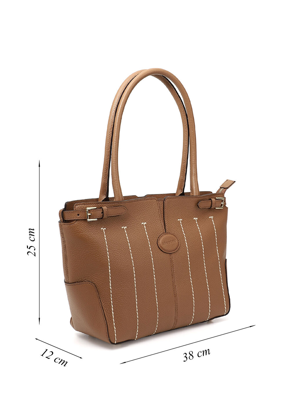 Kadın HAKİ-TABA Hakiki Deri El ve Omuz Çantası-1