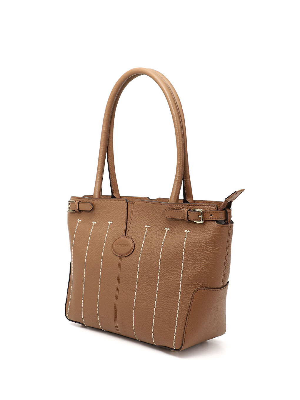 Kadın HAKİ-TABA Hakiki Deri El ve Omuz Çantası-2