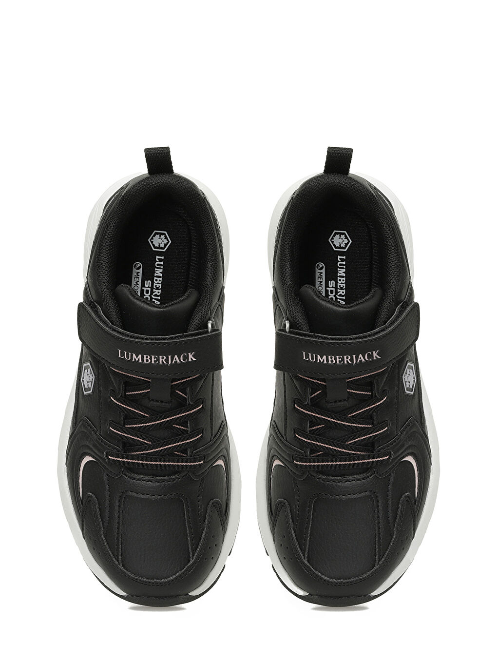 POL PU JR 5PR Siyah Kız Çocuk Spor Ayakkabı-3