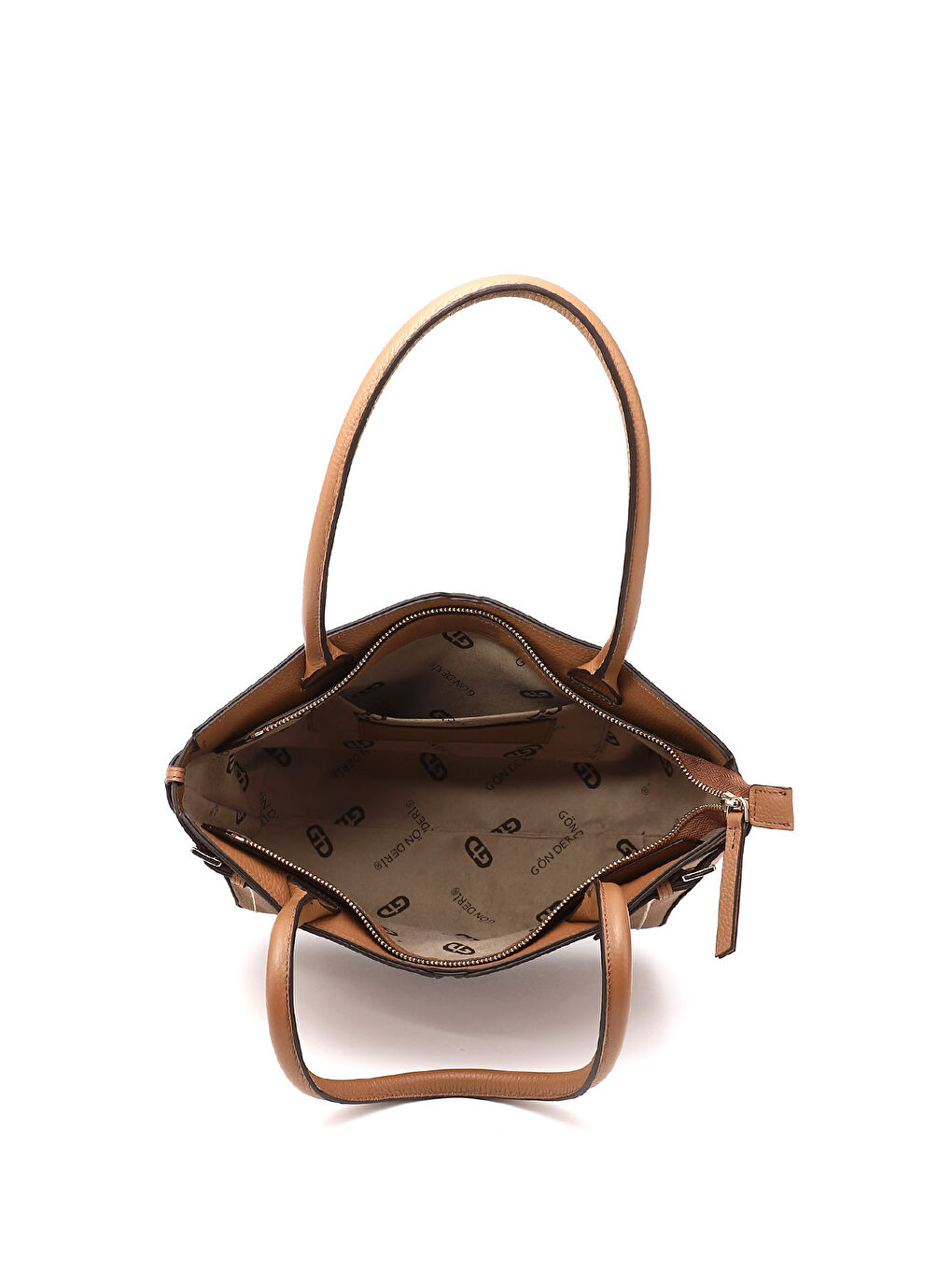 Kadın HAKİ-TABA Hakiki Deri El ve Omuz Çantası-4