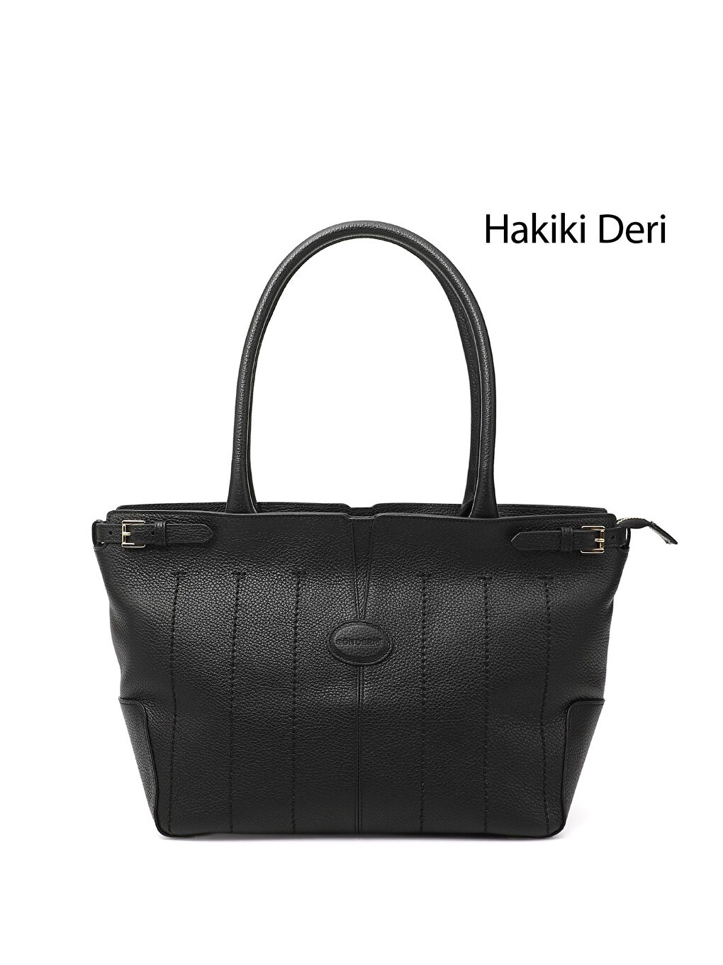 Mor Kadın ZÜMRÜT-SİYAH Hakiki Deri El ve Omuz Çantası