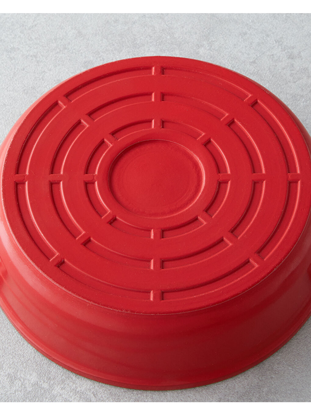 Tiny Taste Alüminyum Döküm Mini Tencere Seti 14x14x14 cm Kırmızı-Siyah-5