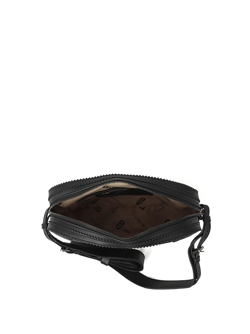 Mor Kadın ZÜMRÜT-SİYAH Hakiki Deri Hasır Örgü Uzun Askılı Omuz Çantası-4