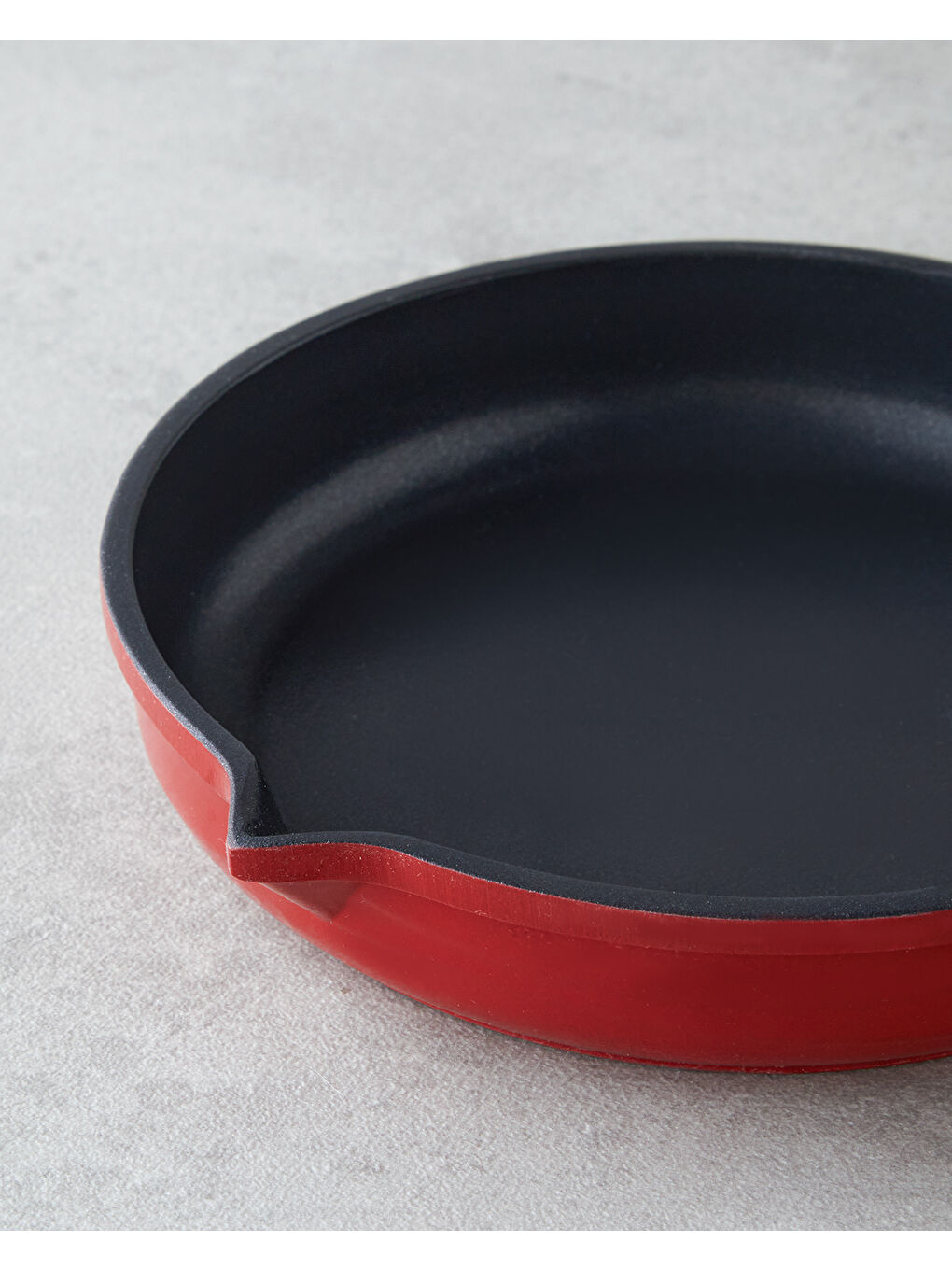 Tiny Taste Alüminyum Döküm Mini Tencere Seti 14x14x14 cm Kırmızı-Siyah-6