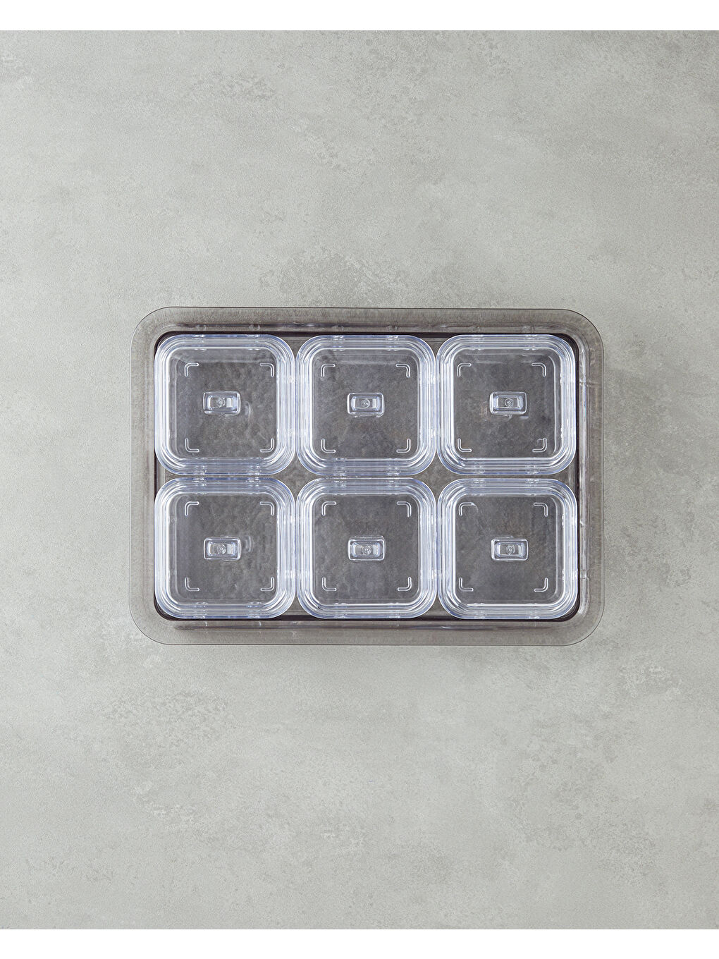 Axel Akrilik 6 Bölmeli Kahvaltılık 25x35 cm Antrasit-3