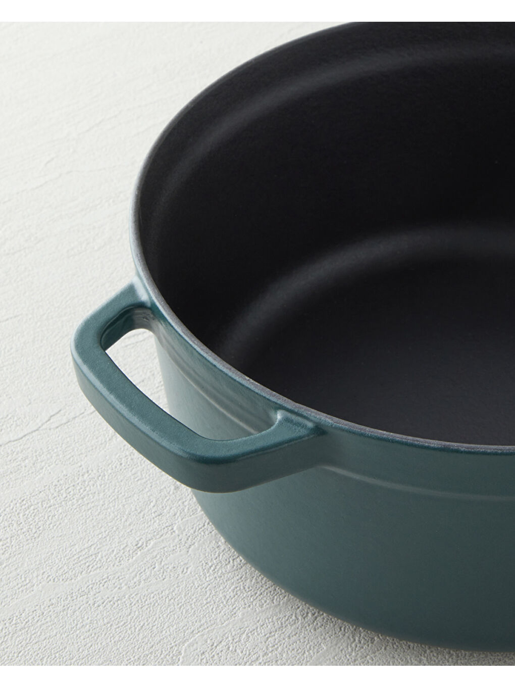 Hecha Demir Döküm Derin Tencere 24 cm Mat Yeşil-2