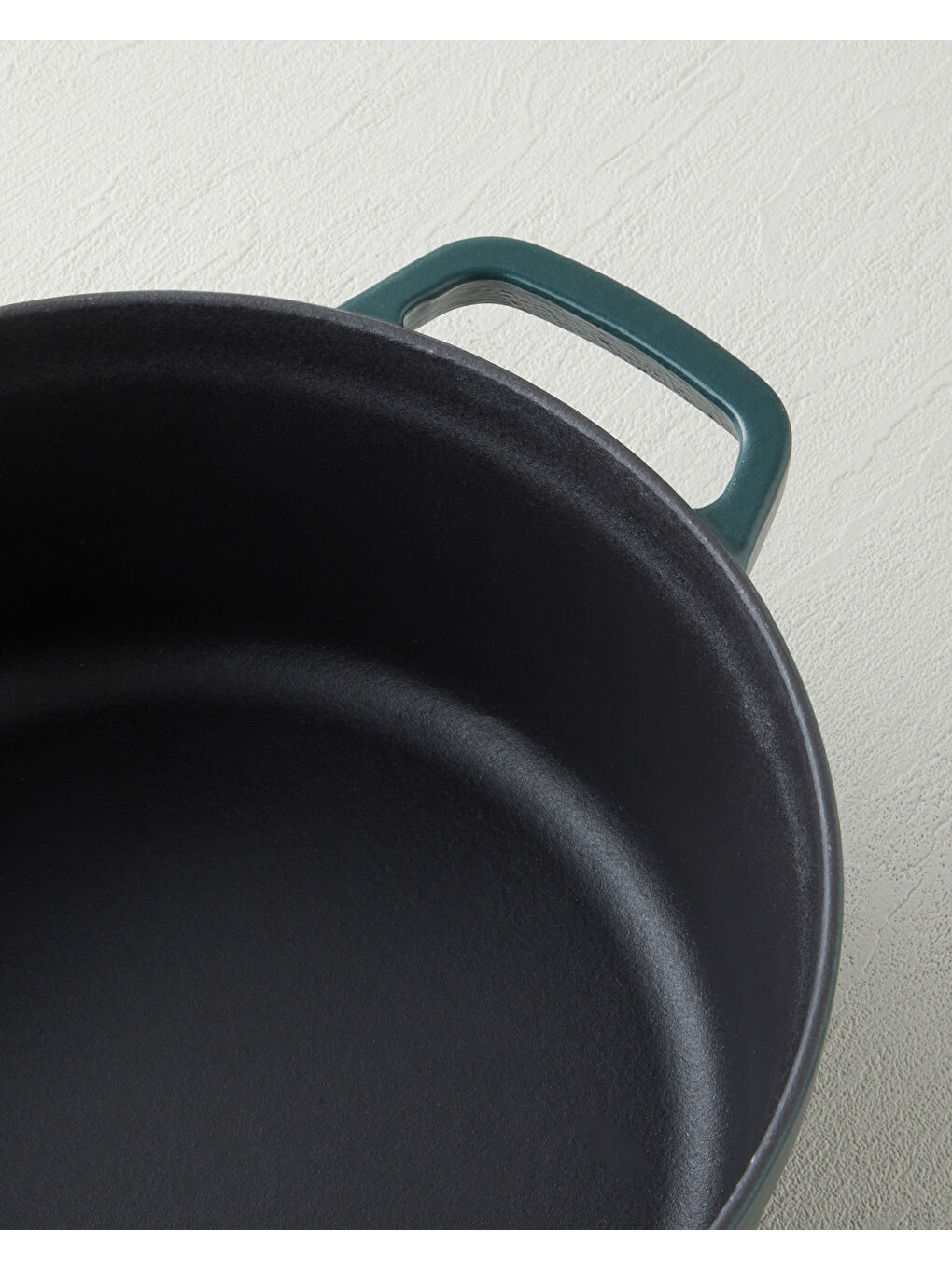 Hecha Demir Döküm Derin Tencere 24 cm Mat Yeşil-3