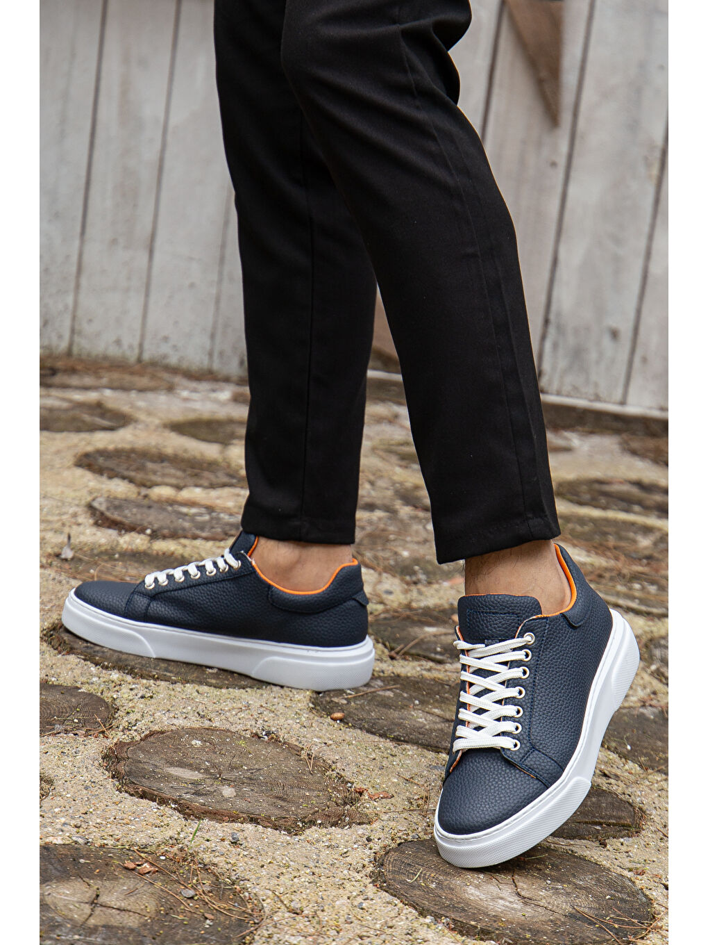 Lacivert D0906 Günlük Ortopedik Erkek Casual Ayakkabı-1