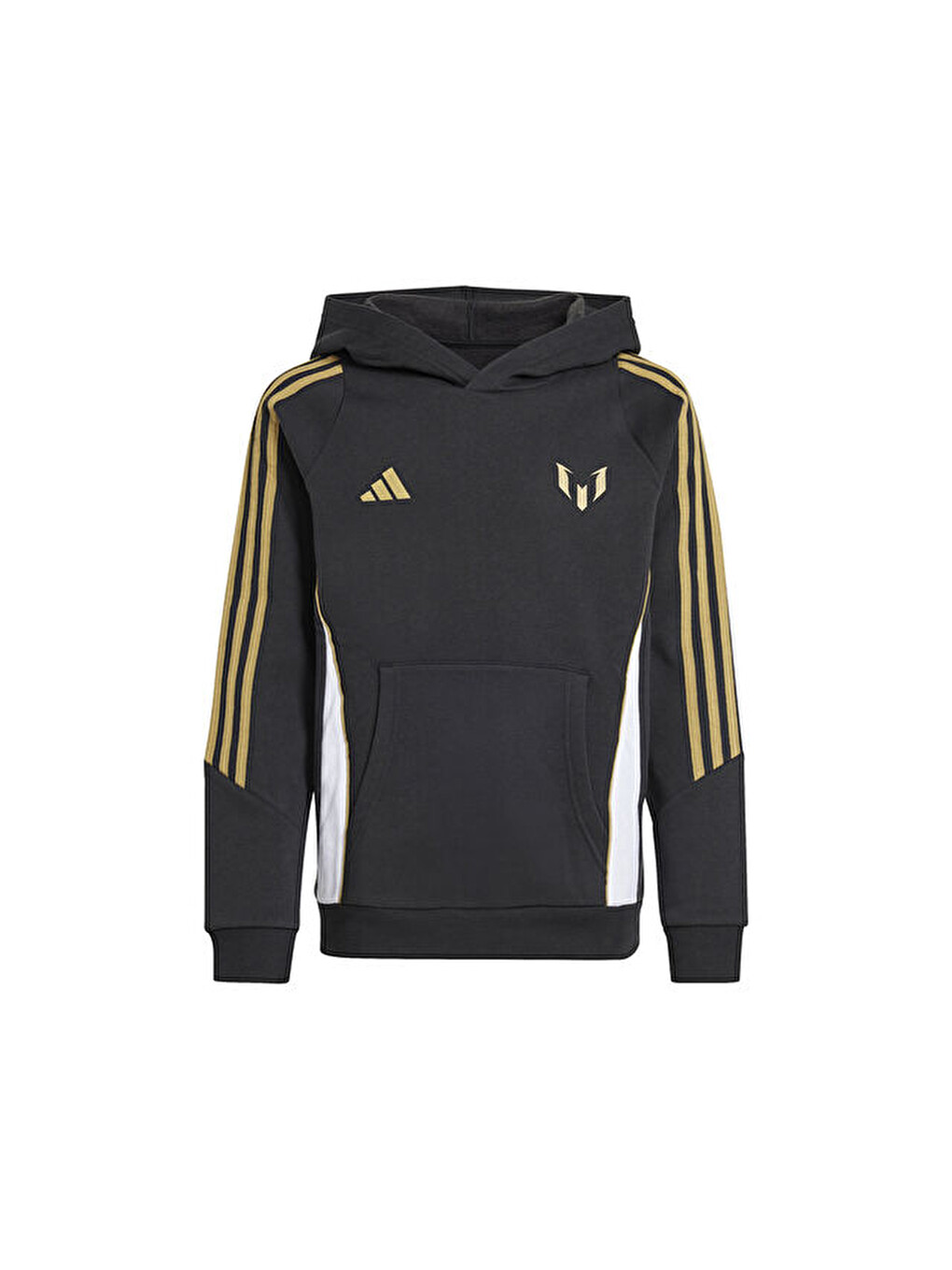 Messi Hoody Y Çocuk Futbol Sweatshirts Iz0576 Siyah