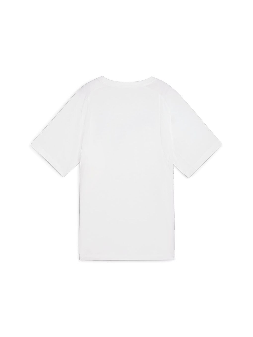 Beyaz EVOSTRIPE Kadın Tişört-3