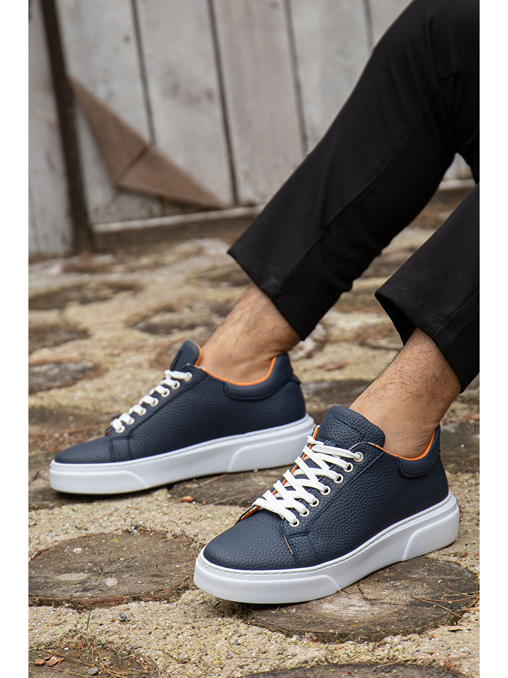 Lacivert D0906 Günlük Ortopedik Erkek Casual Ayakkabı-2