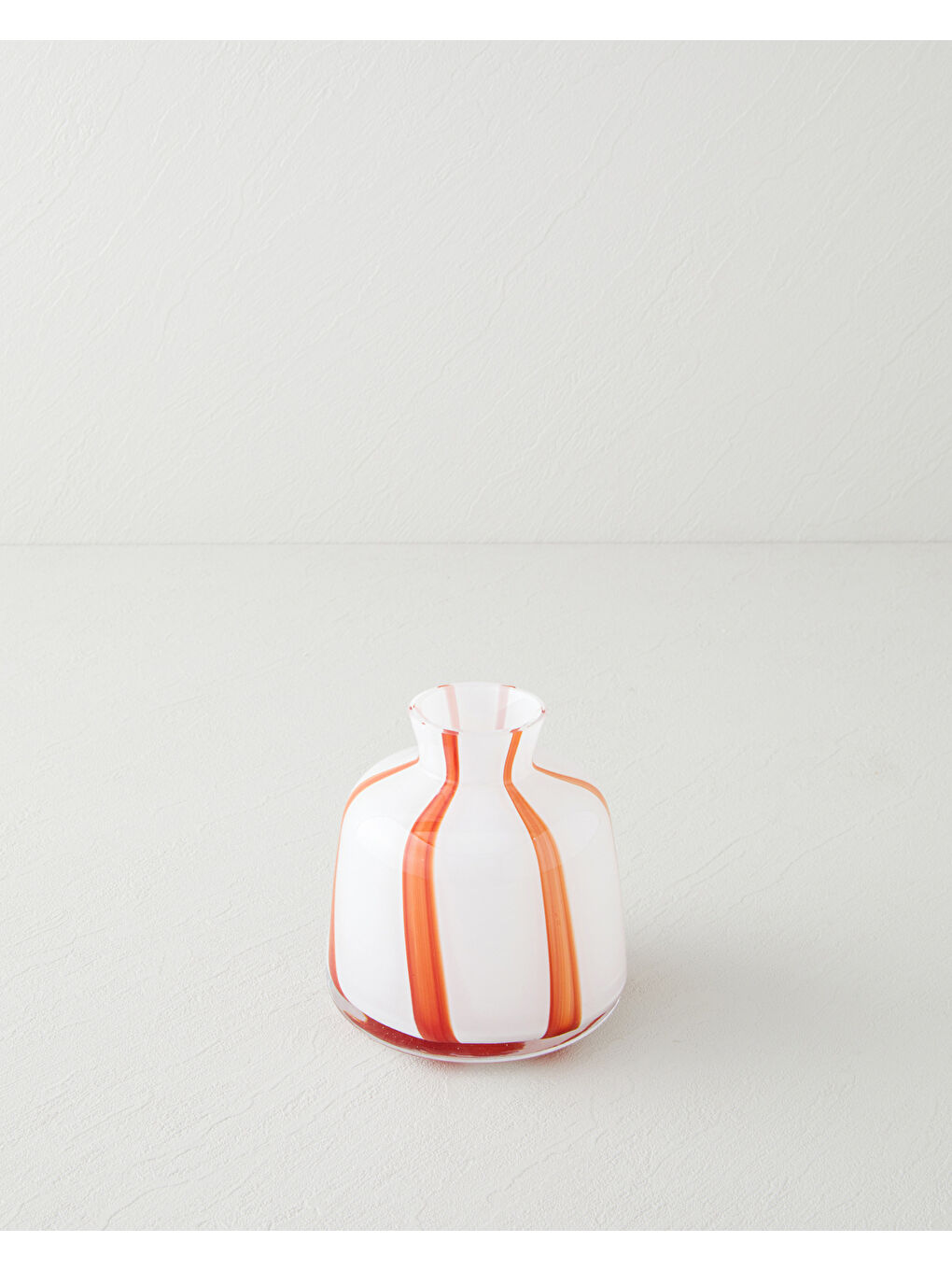 Andora Cam Vazo 13 cm Kırmızı-1