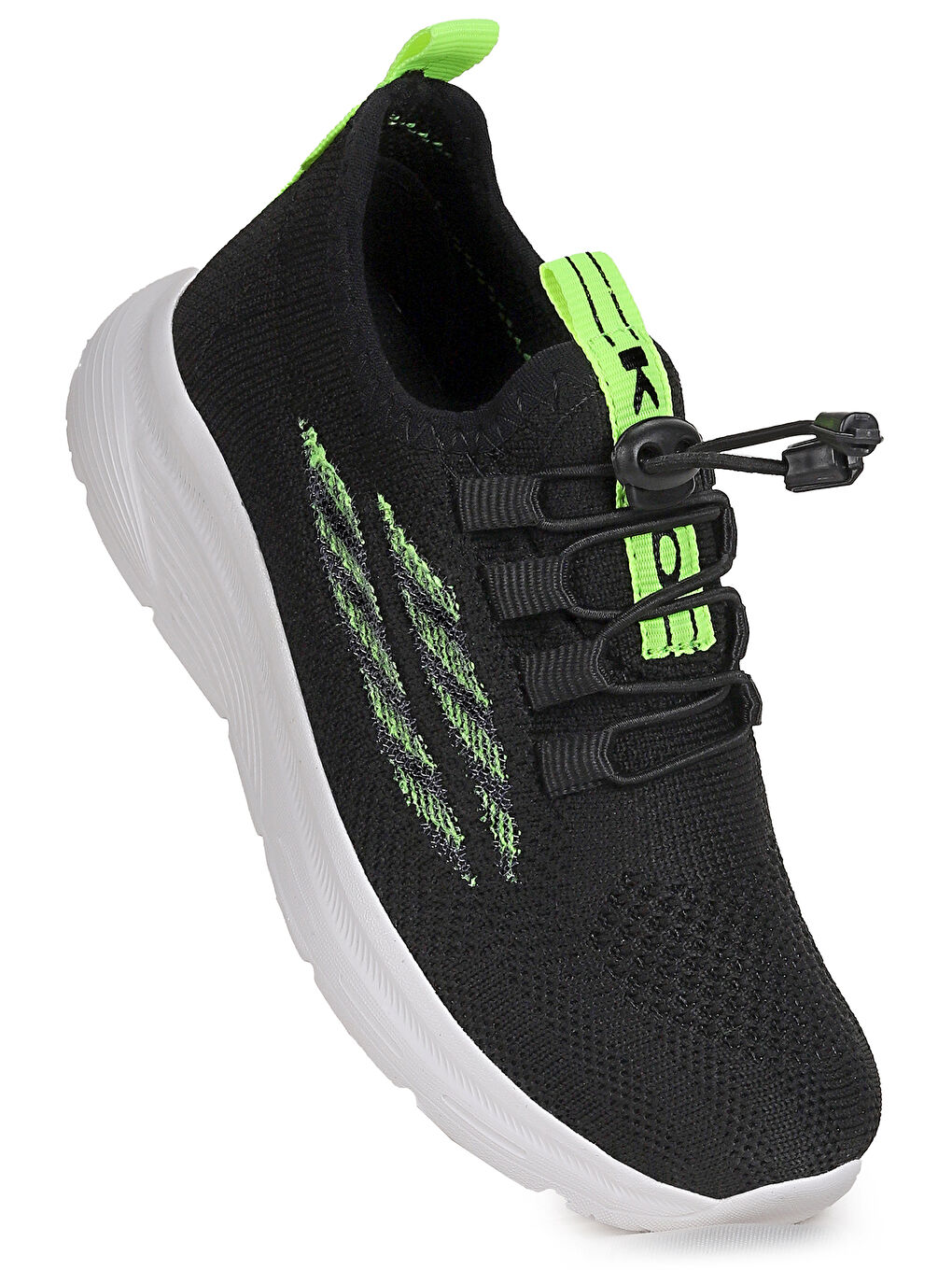 Siyah Dunca Fileli Faylon Taban Erkek Çocuk Spor Ayakkabı