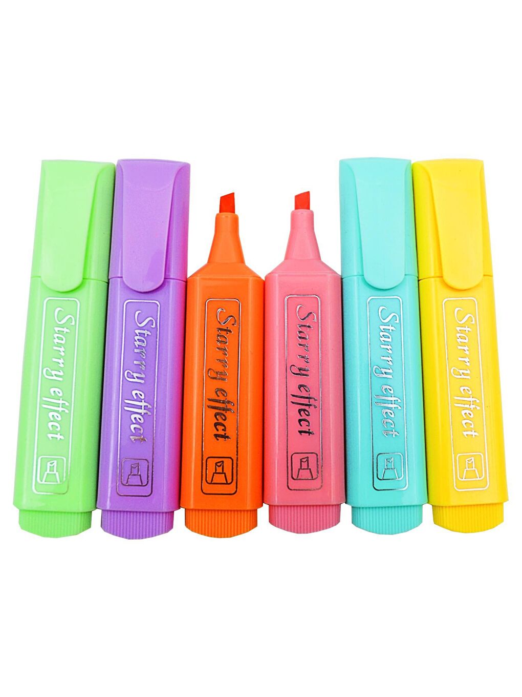 Pastel Fosforlu Kalem 6 Lı Set (FL-8102)-1