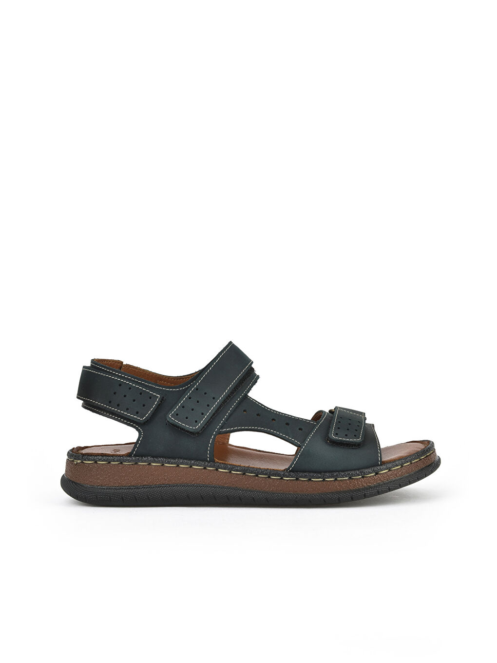 Erkek Hakiki Deri Sandalet 1511045ZS6 Yeşil