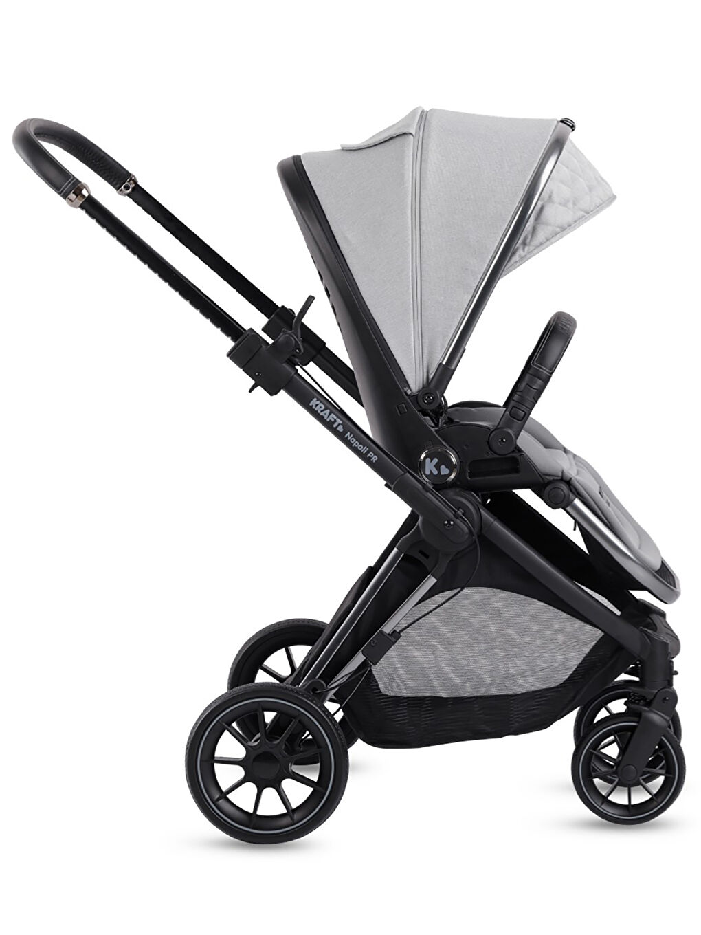 Napoli Travel Sistem Bebek Arabası Açık Gri-2