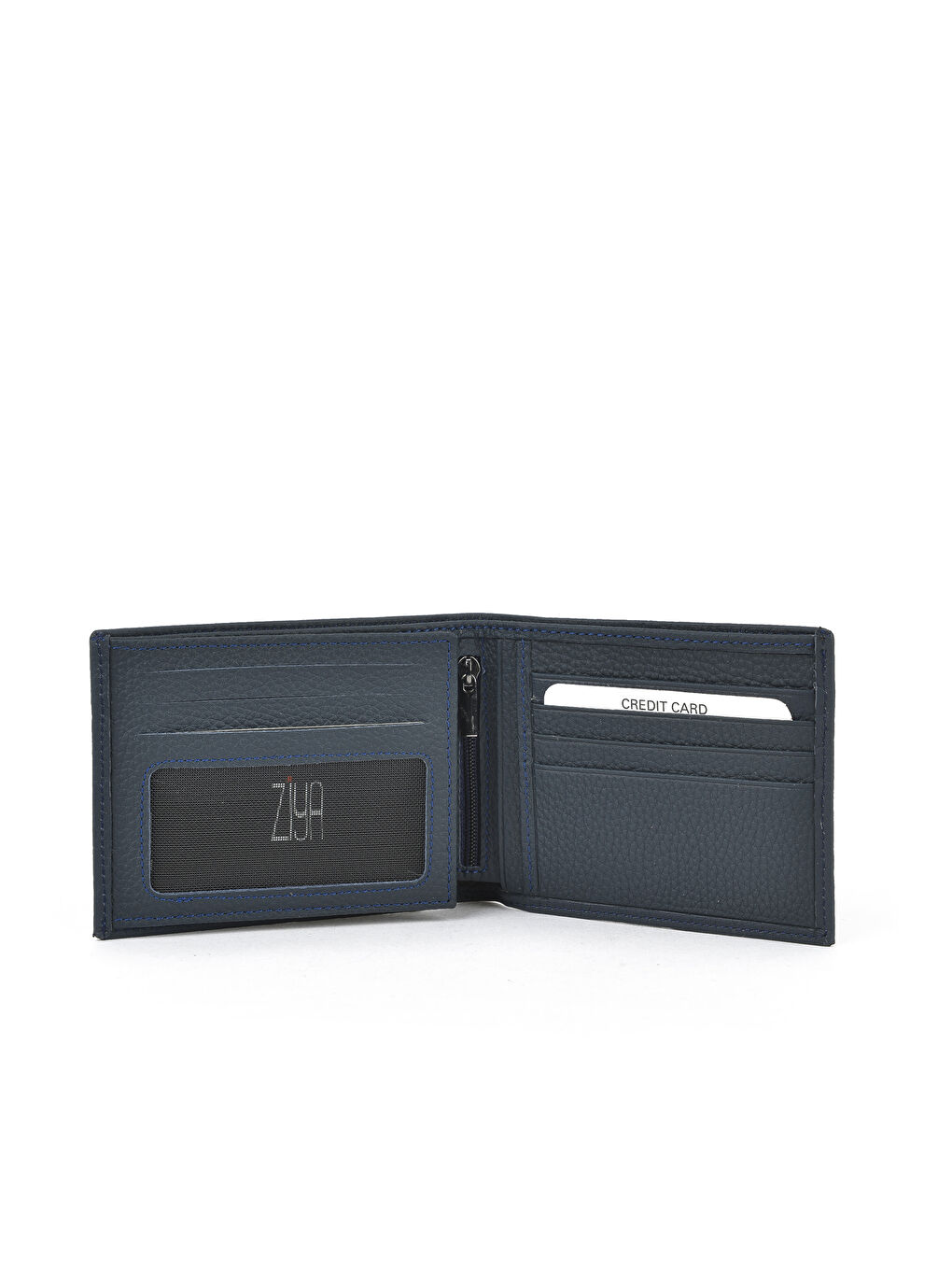 Erkek Hakiki Deri Cüzdan 1519841ZYF09 Lacivert-2