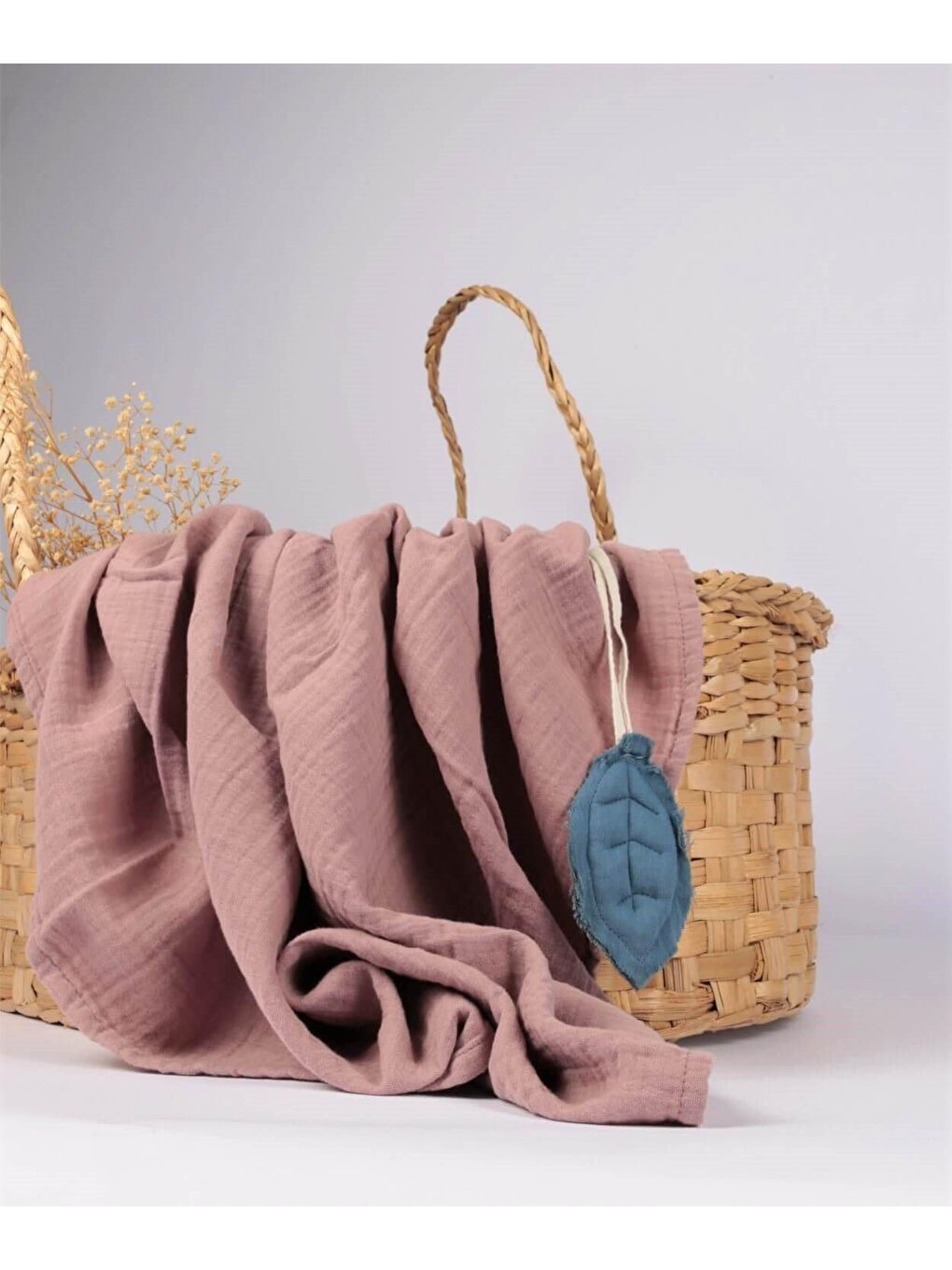 Turuncu Düz Müslin Battaniye 90x100 cm Bakır