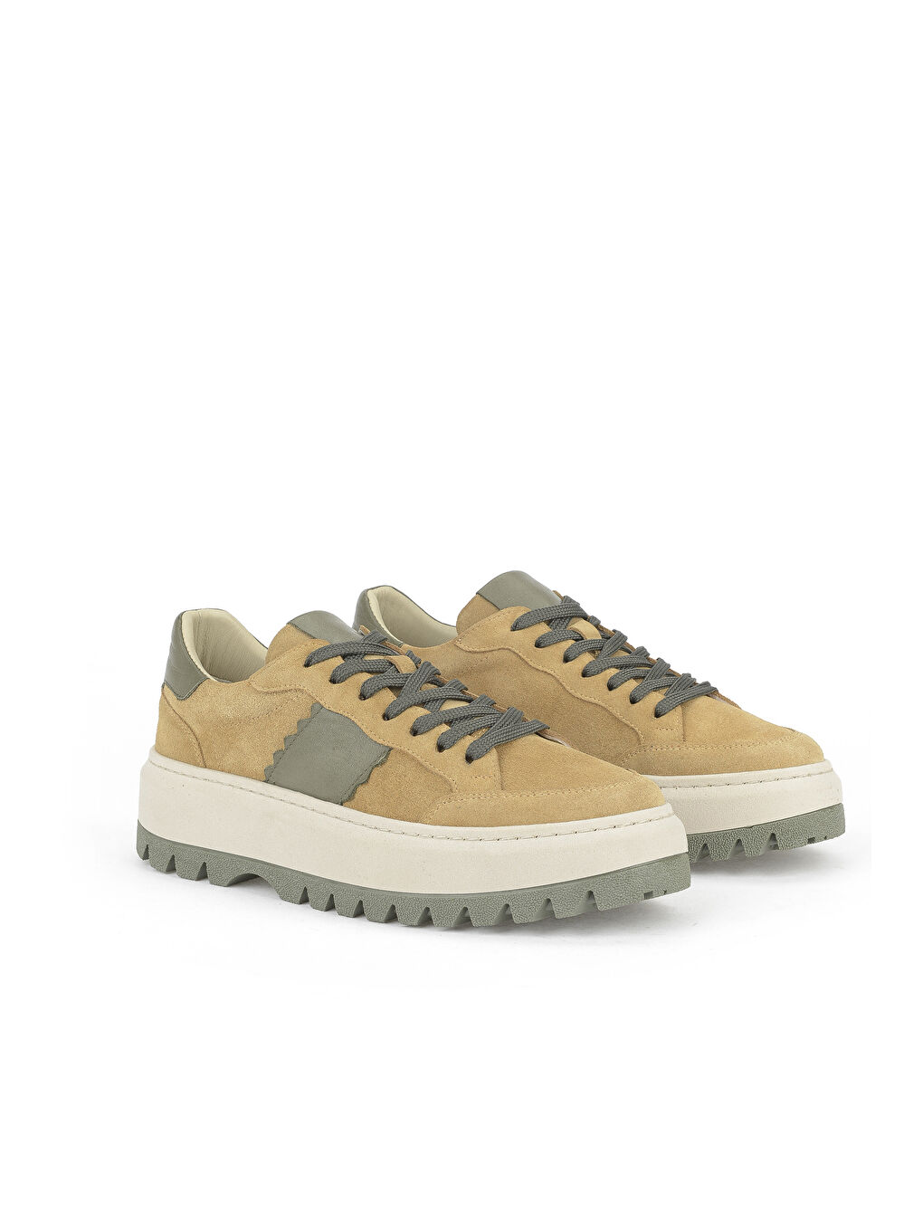 Kahverengi Kadın Hakiki Deri Ayakkabı 1531020Z19327 Camel-1