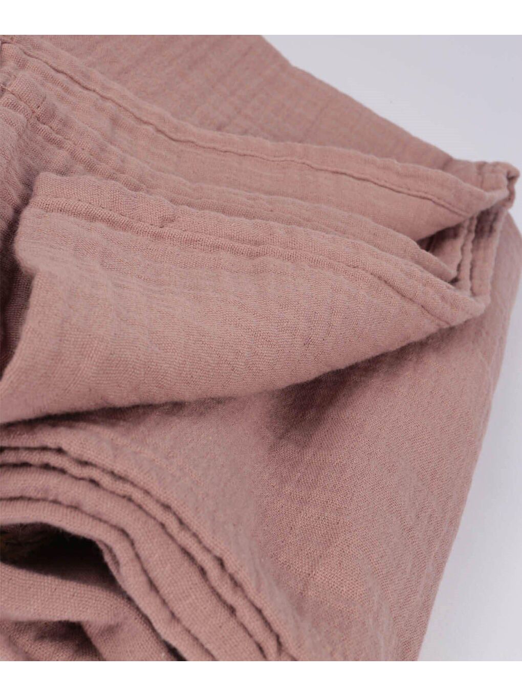 Turuncu Düz Müslin Battaniye 90x100 cm Bakır-2