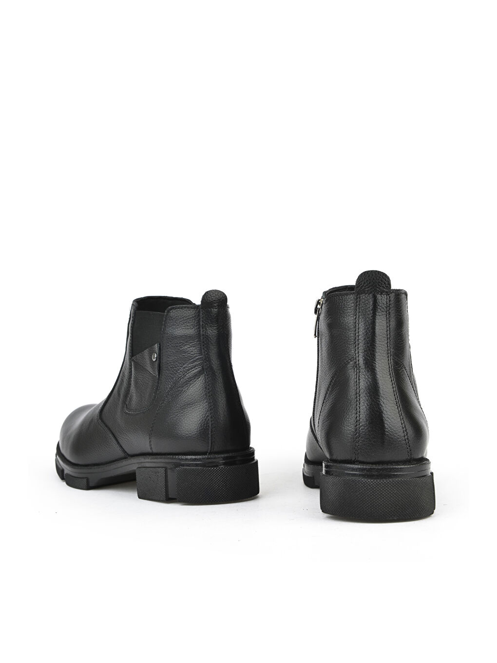 Erkek Hakiki Deri Kürklü Bot 153999Z0171 Siyah-2