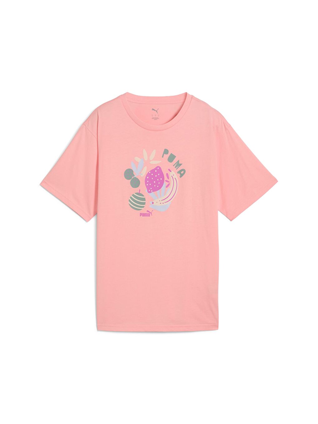 Pembe GRAPHICS Fruity Kadın Antrenman Tişörtü-3