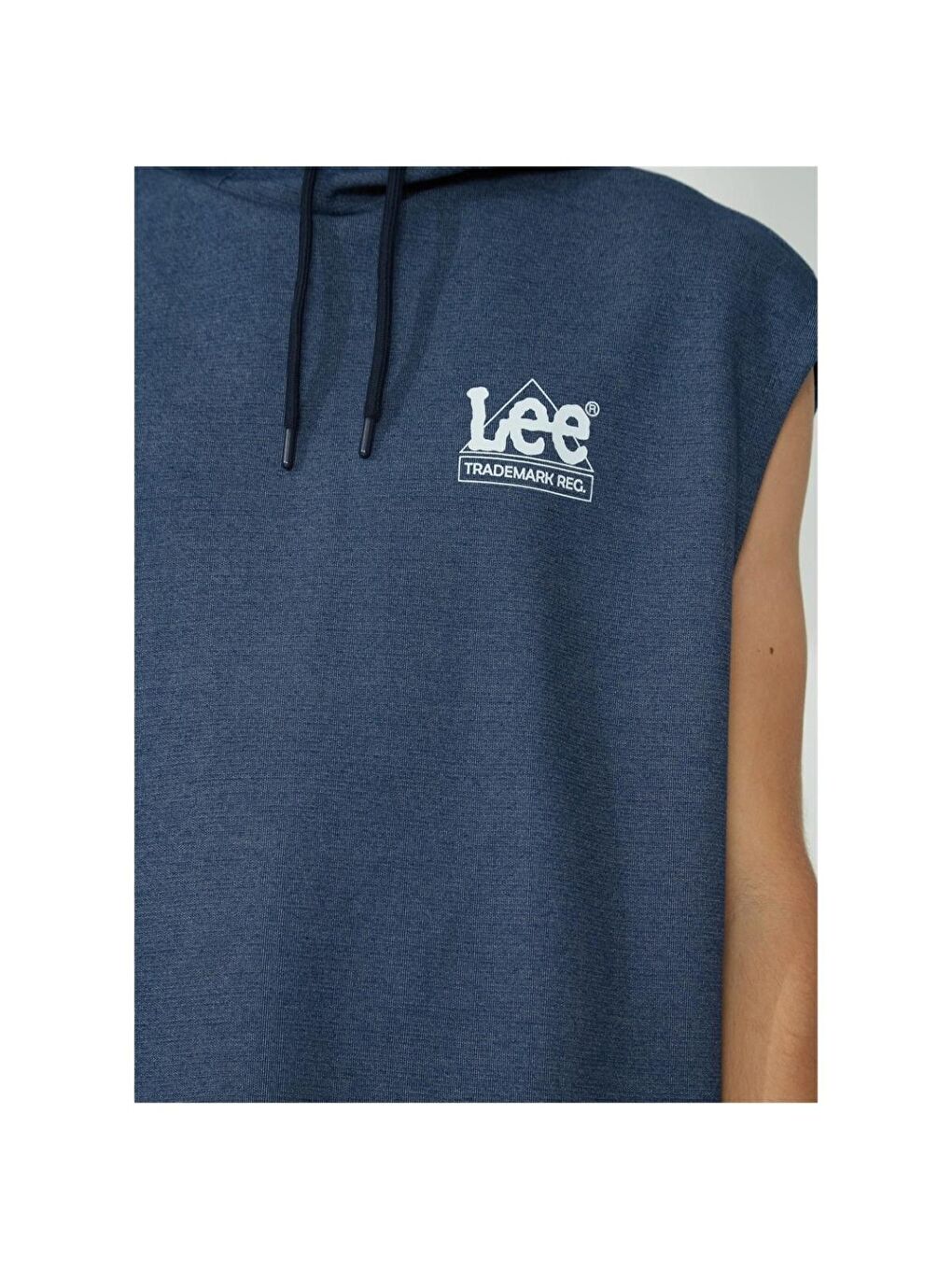 Lee Lacivert Erkek Lacivert Kapüşonlu Sweatshirt - 3