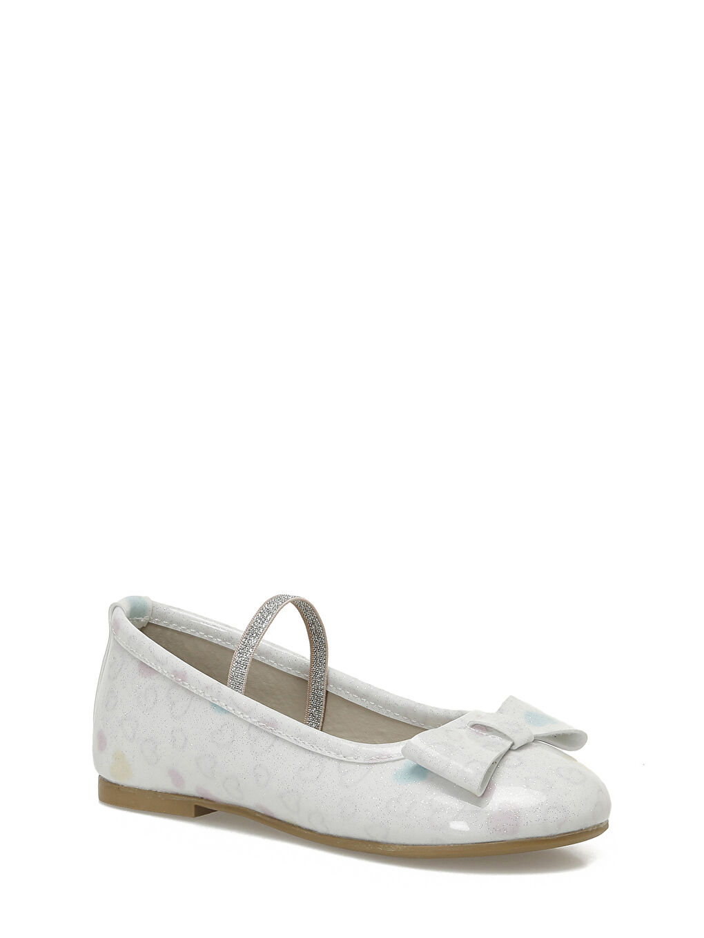 LARA P 5FX Beyaz Kız Çocuk Babet-1