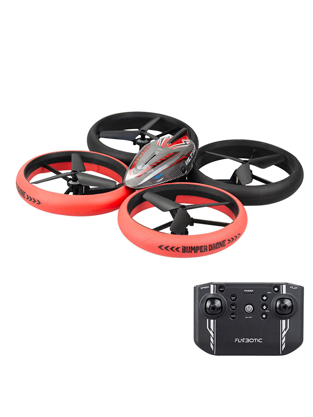 Silverlit Kırmızı Bumper Drone Lite 84826