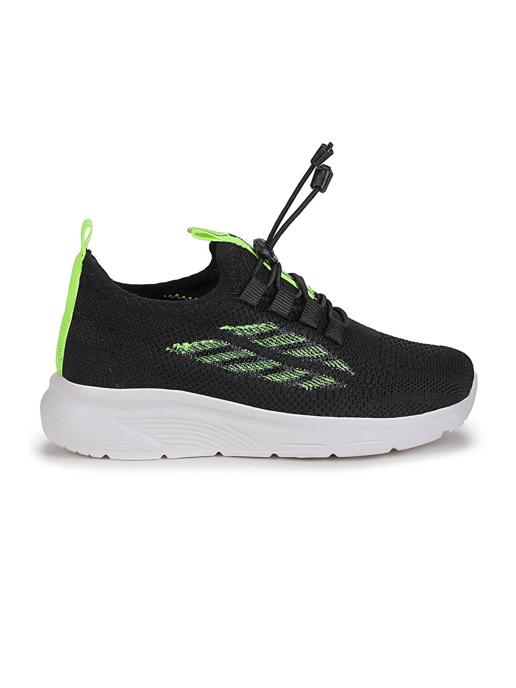 Siyah Dunca Fileli Faylon Taban Erkek Çocuk Spor Ayakkabı-3