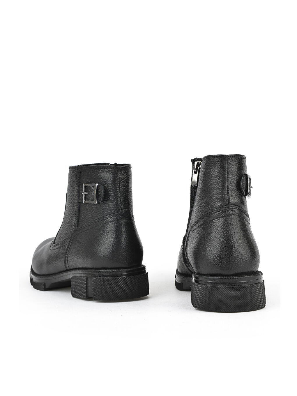 Erkek Hakiki Deri Kürklü Bot 153999Z044 Siyah-2