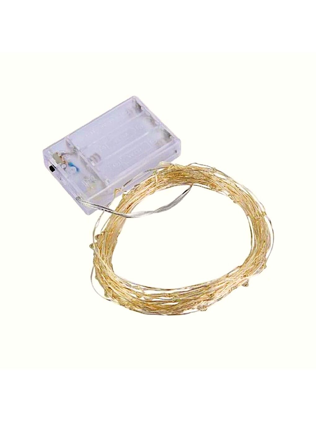 Sarı Yılbaşı Led Işık Pilli 5 mt 50 li Günışığı (2505160)-1