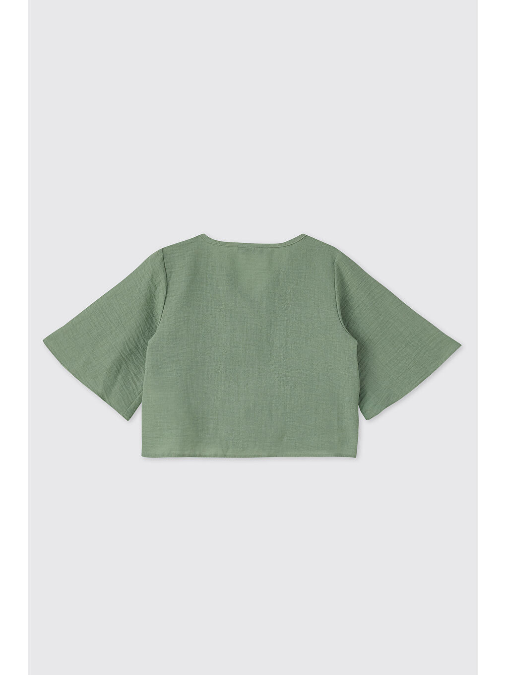 Yeşil Kız Çocuk Mint Gömlek-1