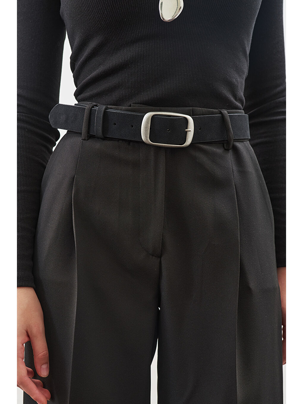 Maksi Tokalı Kemer Siyah-2