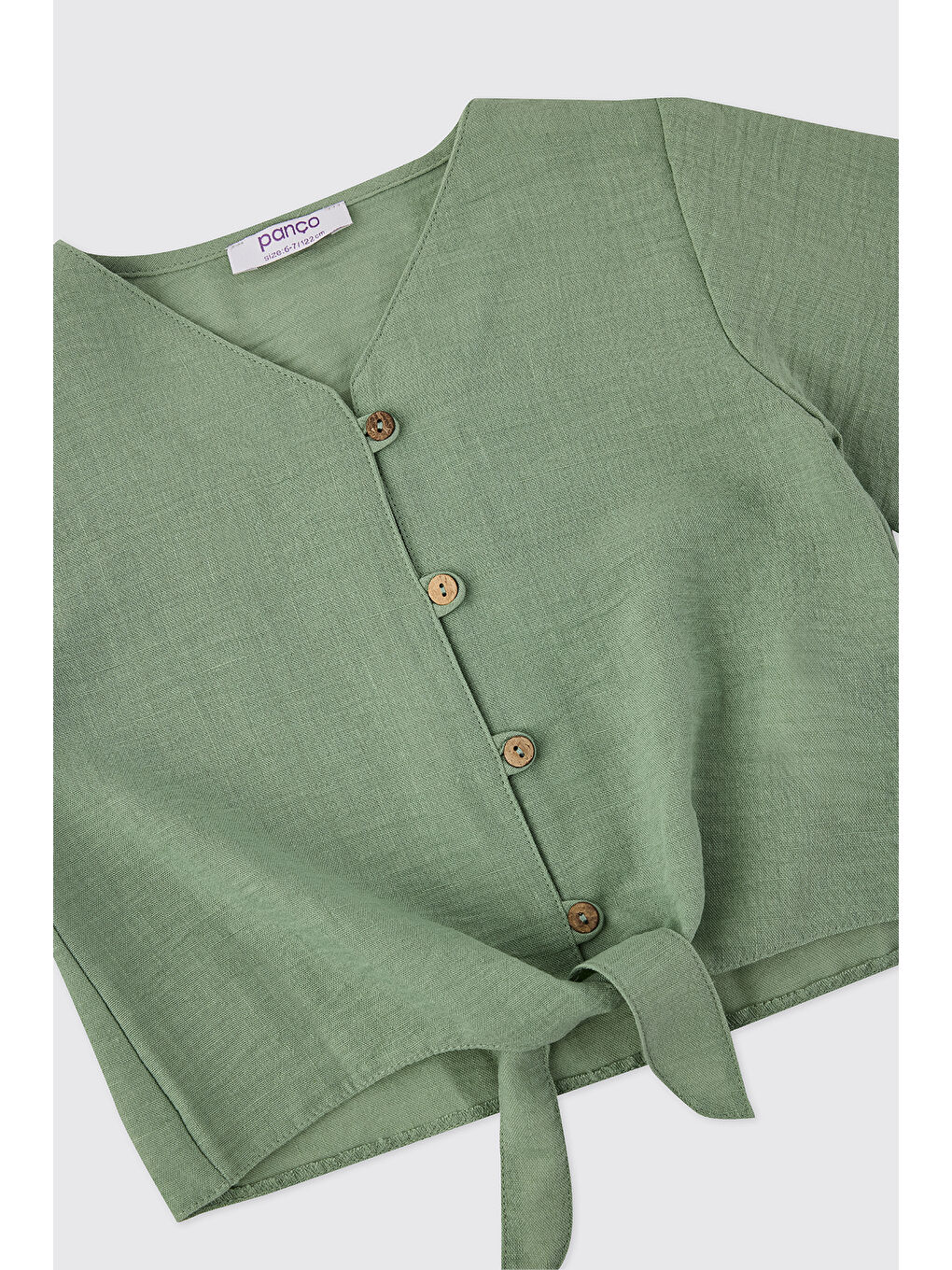 Yeşil Kız Çocuk Mint Gömlek-2