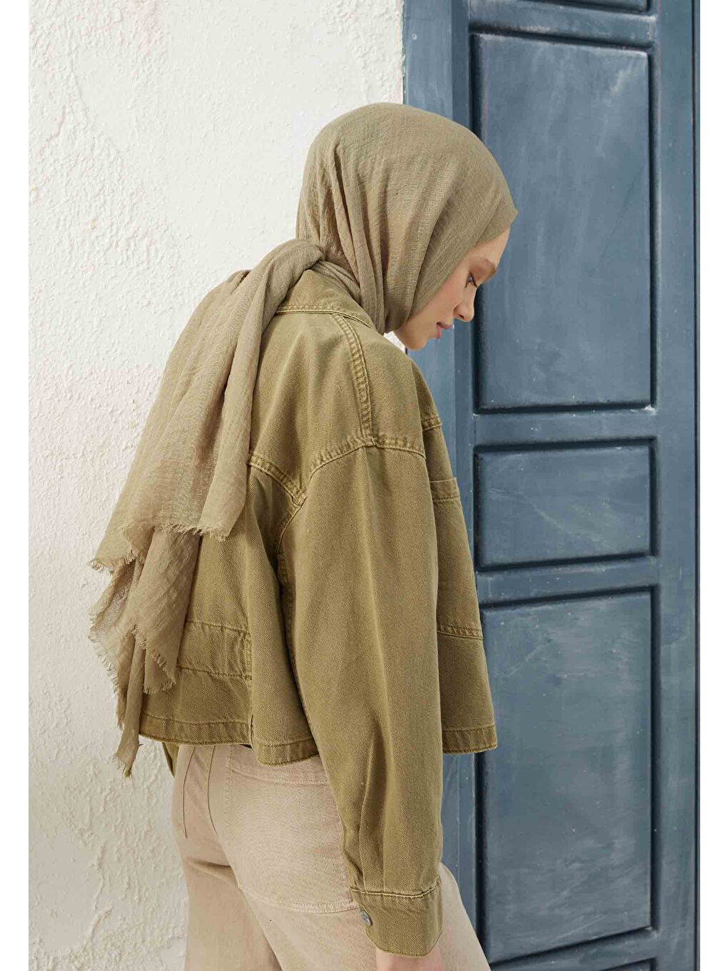 Bürümcük Şal Toprak Yeşili-3