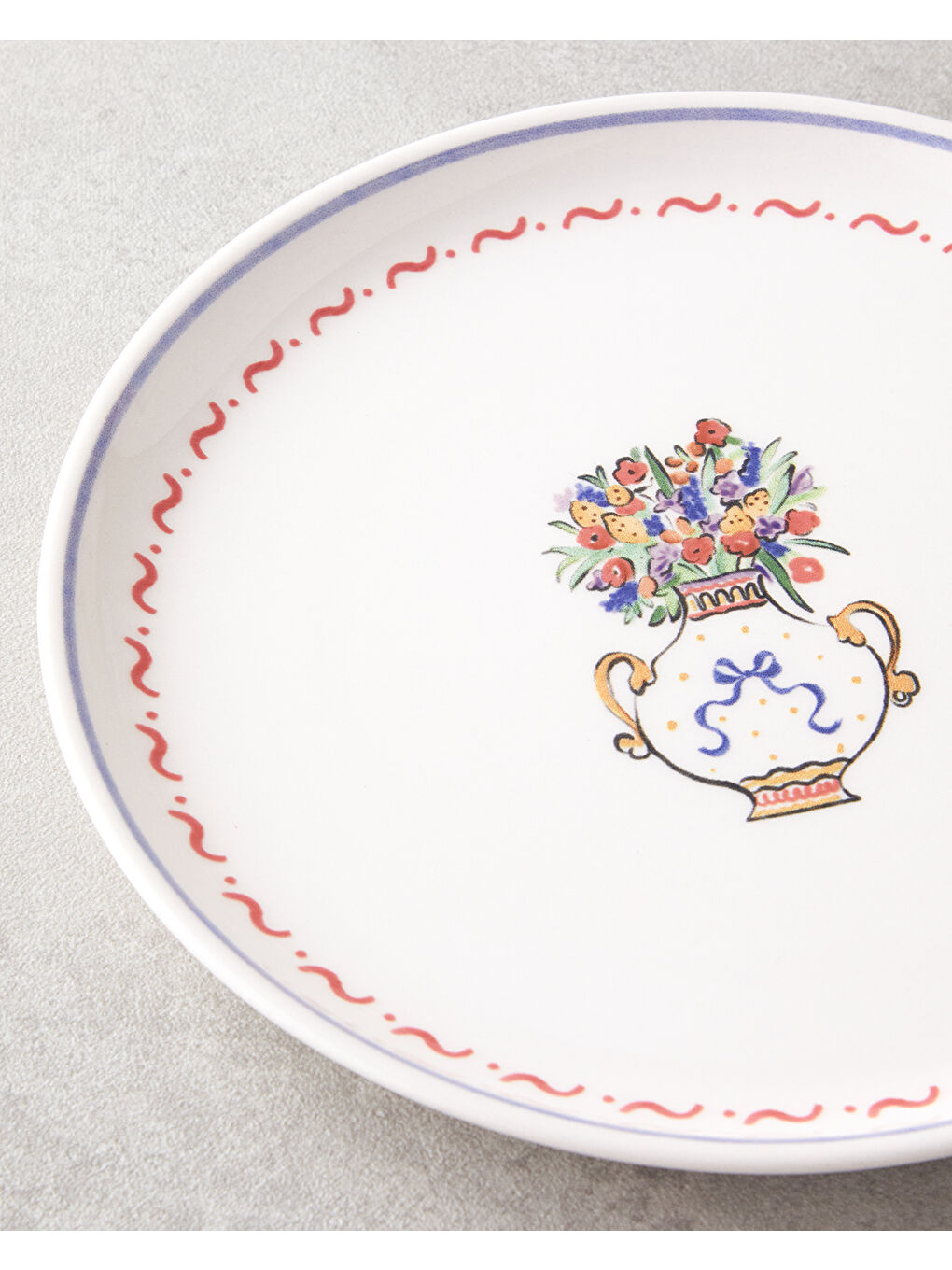 Beyaz Clara Seramik Pasta Seti 18 Parça 6 Kişilik Renkli-5