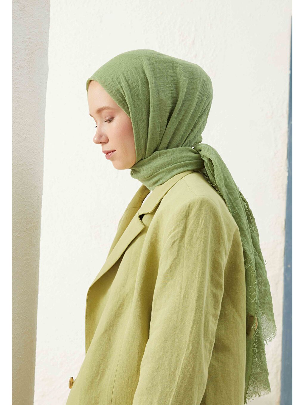 Yeşil Bürümcük Şal Adaçayı-3