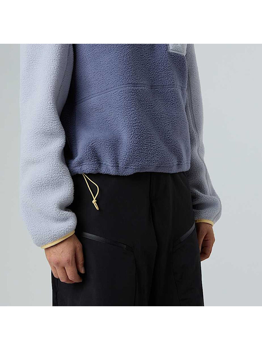 Yumiori Kadın Mor Dik Yaka Sweatshirt-4