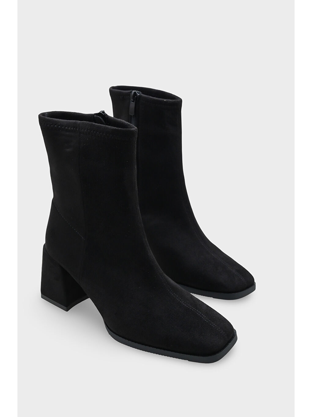 Helge Kadın Mat Siyah Bot-1