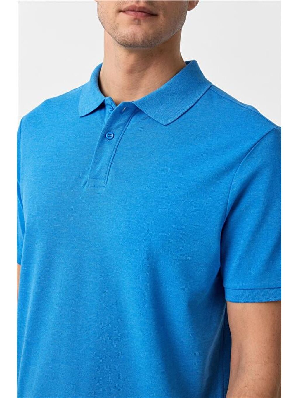 Mavi Regular Armürlü Polo Yaka Tişört-2